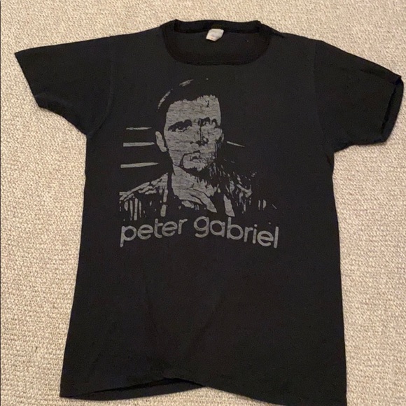 Tops - Vintage Peter Gabriel rock shirt